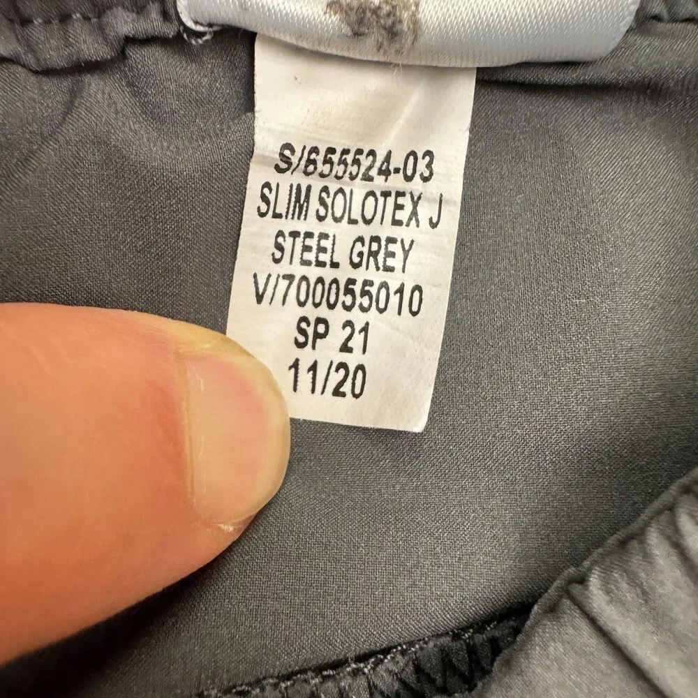 Banana Republic Slim Solotex Performance Stretch Jogger Pants Mens L Steel Grey